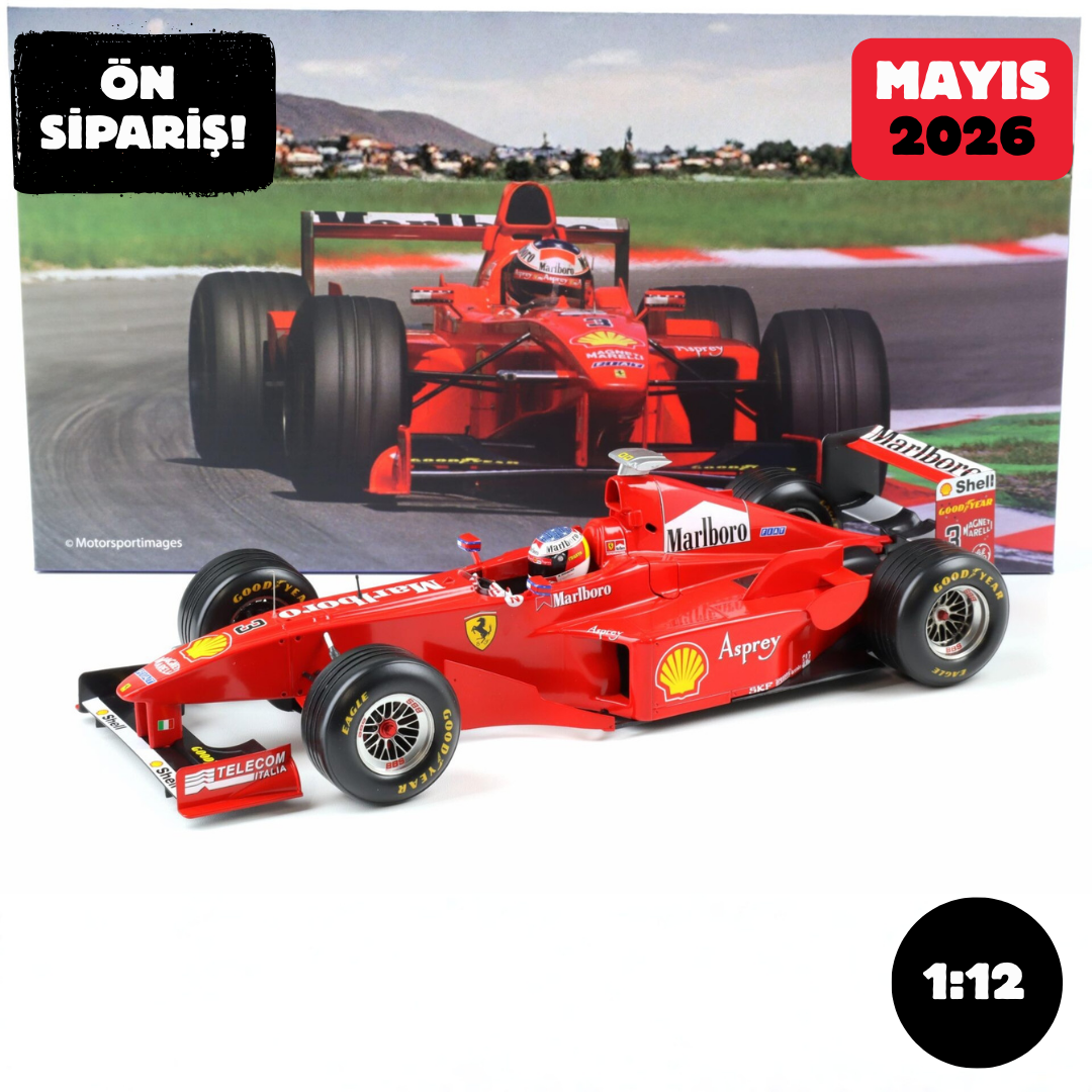 Ön Sipariş - 1/12 WERK83 Ferrari F300 Winner Monza Italian GP F1 M.Schumacher 1998 #3 - W12003005