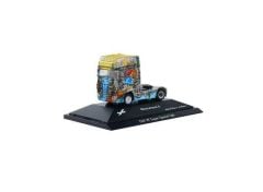1/87 DAF XF SSC E6 PB Transporte Brunner Monument II, blue/yellow/grey