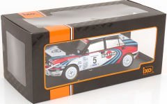 IXO-MODELS - LANCIA - DELTA INTEGRALE 16V MARTINI (night version) N 5 2nd RALLY SAFARI 1990 JUHA KANKKUNEN - JUHA PIIRONEN