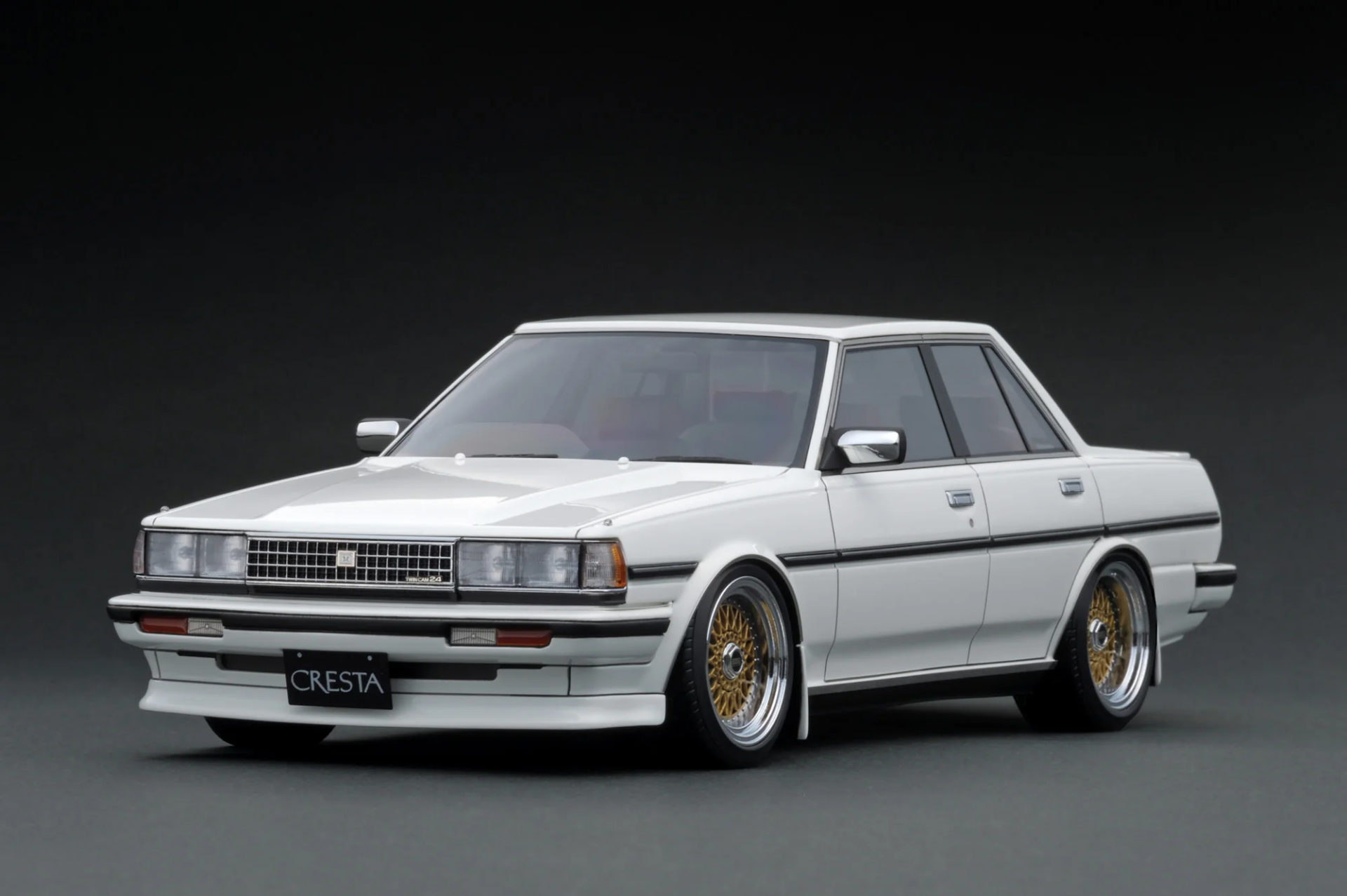 1/18 Ignition Toyota CRESTA Super Lucent TWINCAM24 (GX71) White - IG3828