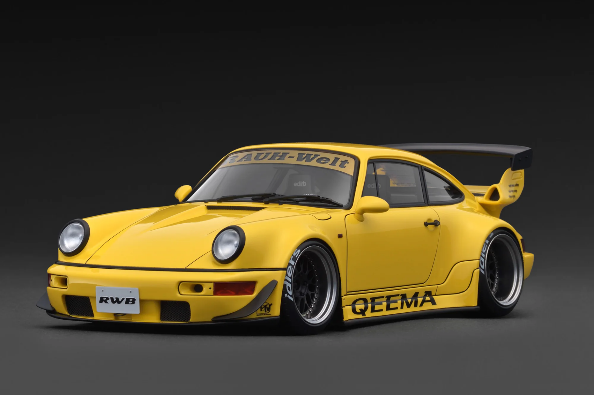 1/18 IGNITION PORSCHE RWB 964 Yellow - IG3949