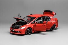 1/18 Motorhelix Honda Civic Type R (FD2) Mugen RR (Milano Red)