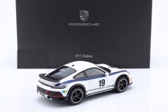 SPARK-MODEL - PORSCHE - 911 992 COUPE N 19 RALLY DAKAR DESIGN 2022 - CON VETRINA - WITH SHOWCASE