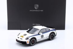SPARK-MODEL - PORSCHE - 911 992 COUPE N 19 RALLY DAKAR DESIGN 2022 - CON VETRINA - WITH SHOWCASE