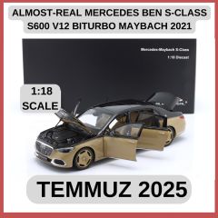 ALMOST-REAL - MERCEDES BENZ - S-CLASS S600 V12 BITURBO MAYBACH 2021