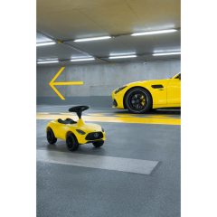 Mercedes Benz Bobby Car AMG GT Sun Yellow Ride On Toy Car - B66962012