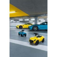 Mercedes Benz Bobby Car AMG GT Sun Yellow Ride On Toy Car - B66962012