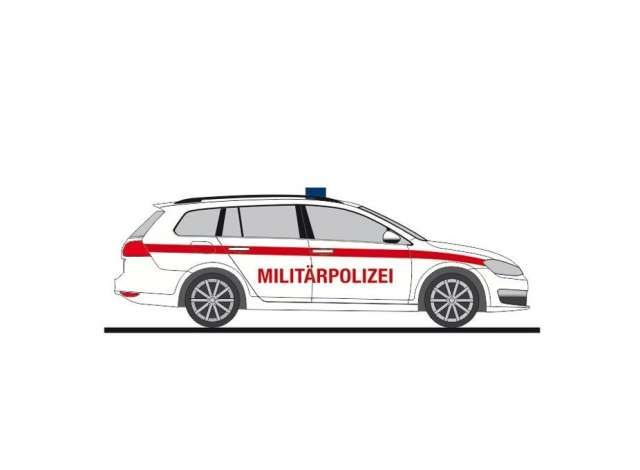1/87 Volkswagen Golf VII Variant *Militar Polizei*, white/red