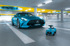 Mercedes Benz Bobby Car AMG GT Hyper Blue Ride On Toy Car - B66962013