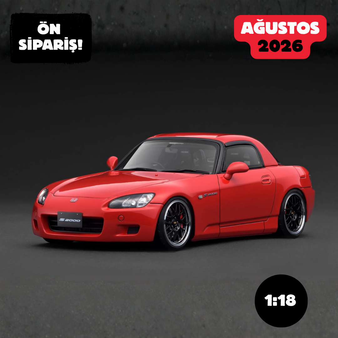 Ön Sipariş - 1/18 Ignition Honda S2000 (AP1) Red - IG3922