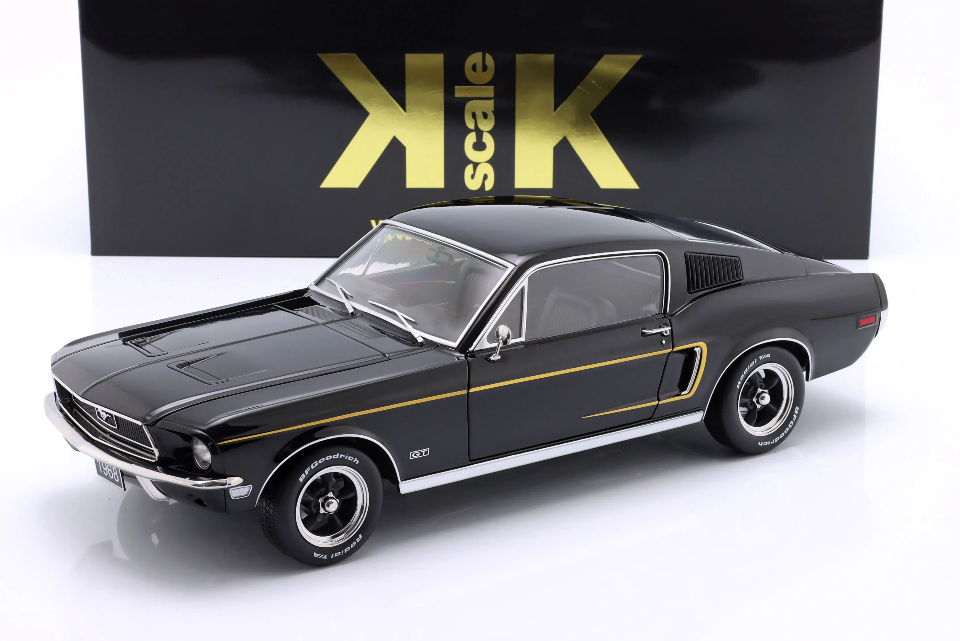1/12 KK-SCALE - FORD USA - MUSTANG GT FASTBACK COUPE 1968