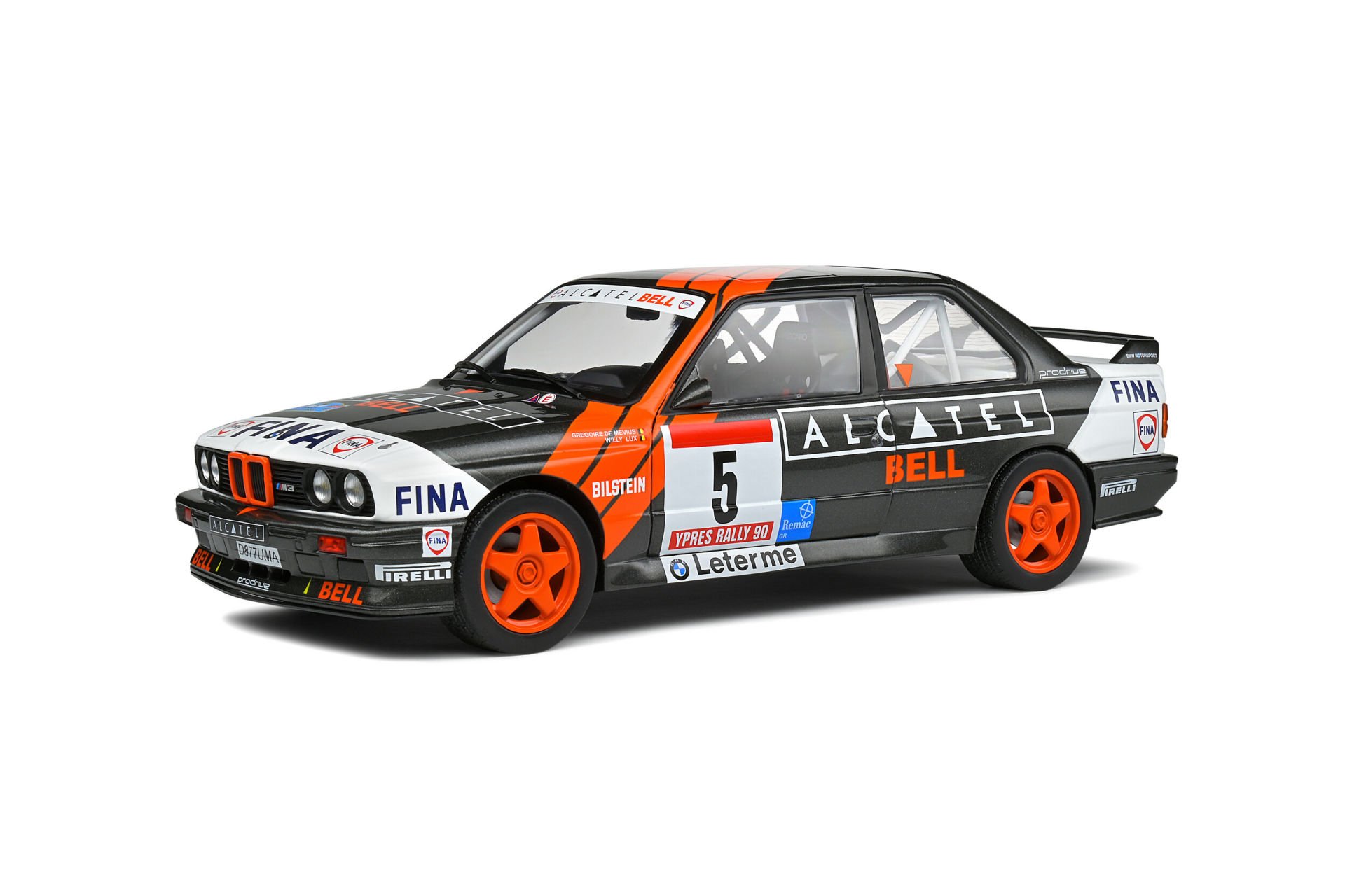 SOLIDO - BMW - 3-SERIES M3 (E30) Gr.A N 5 3rd RALLY YPRES 1990 G.DE MEVIUS - W.LUX