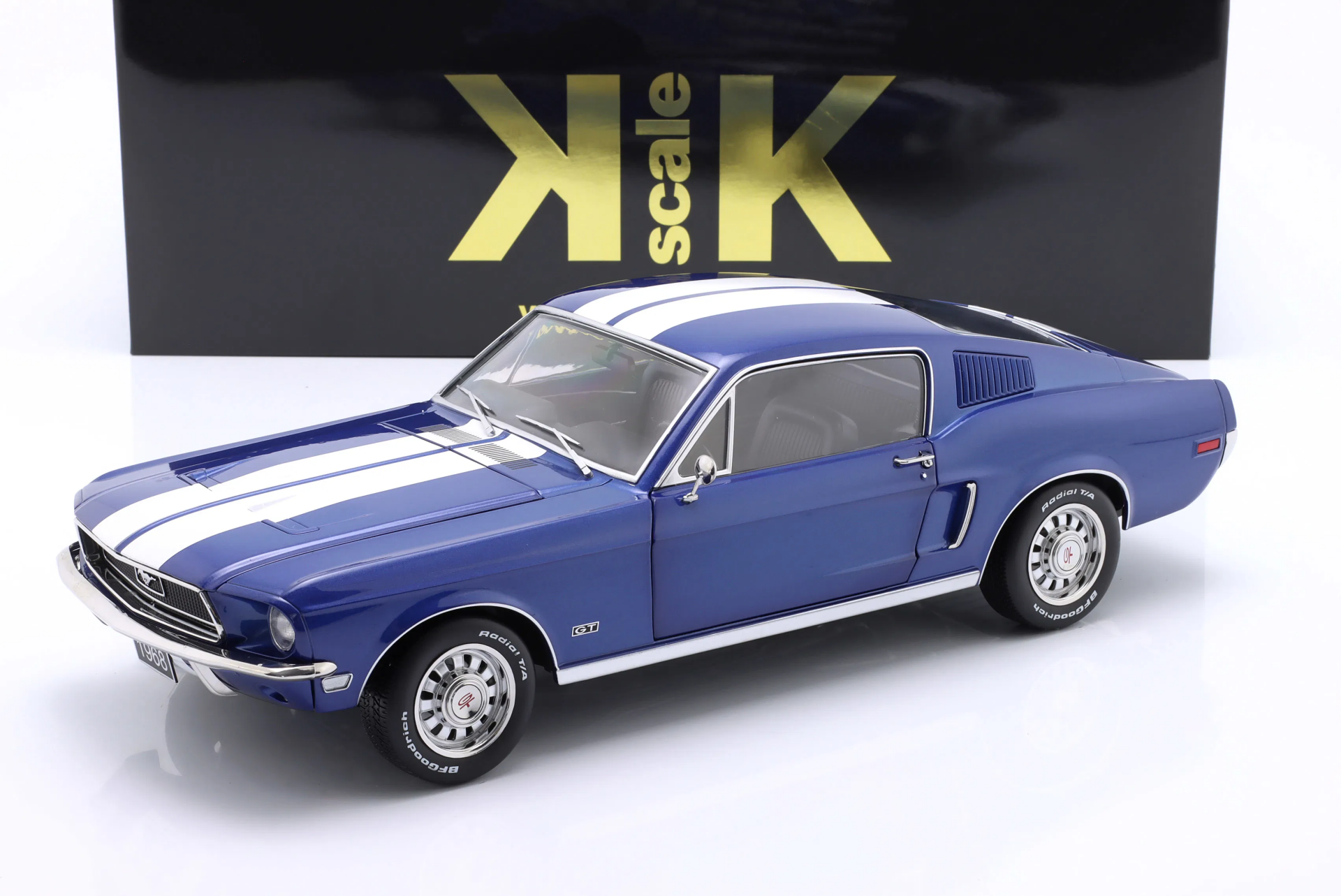 1/12 KK-SCALE - FORD USA - MUSTANG GT FASTBACK COUPE 1968