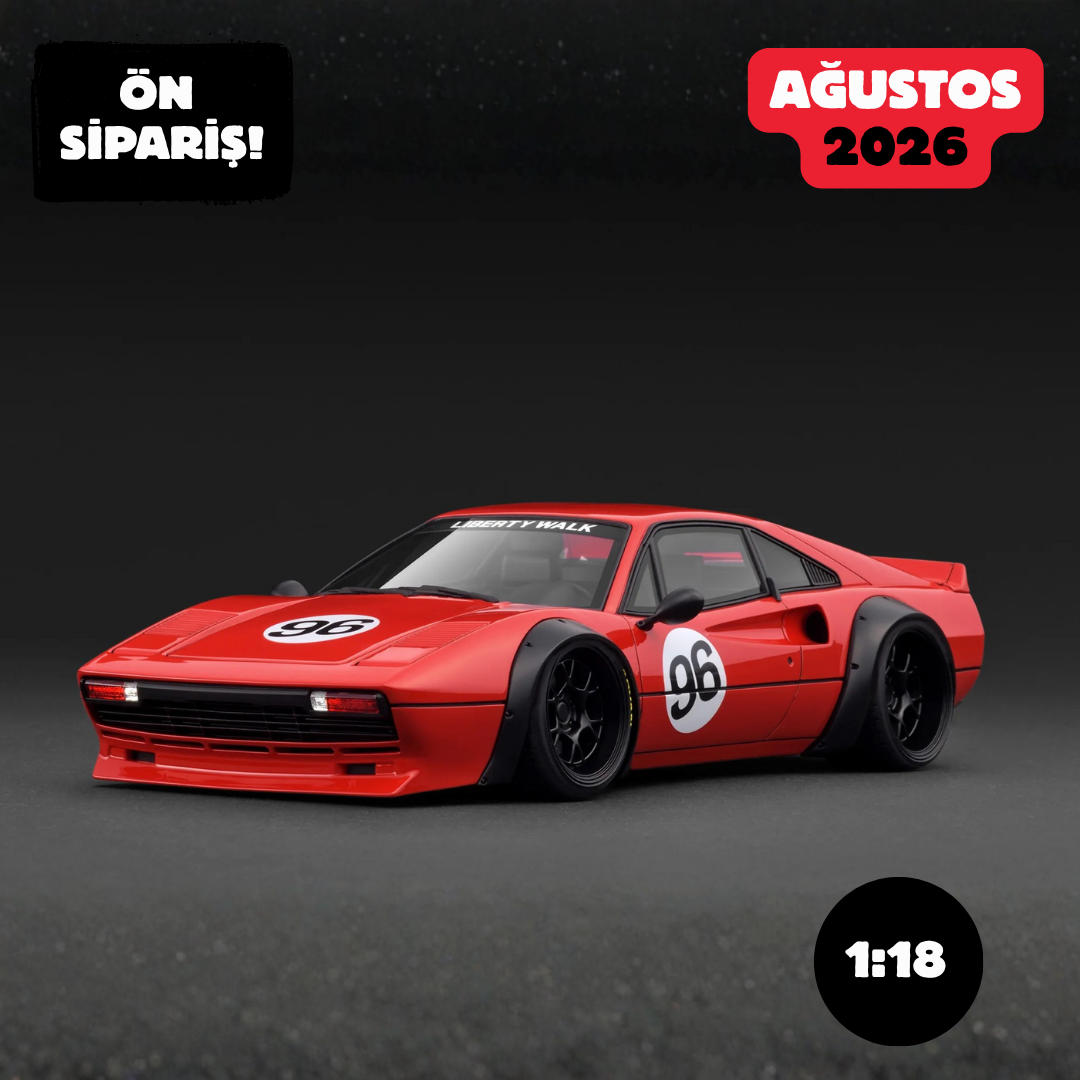 Ön Sipariş - 1/18 Ignition Ferrari 308 LB-WORKS 308 Red - IG3745