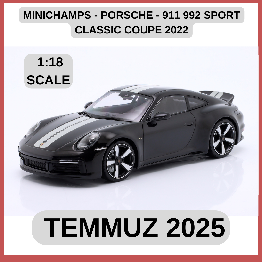 MINICHAMPS - PORSCHE - 911 992 SPORT CLASSIC COUPE 2022