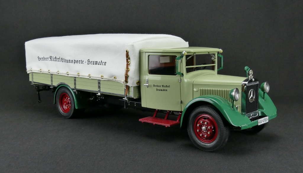 1/18 CMC - MERCEDES BENZ - LO2750 TRUCK WITH TARPAULIN - CASSONE TELONATO 1933