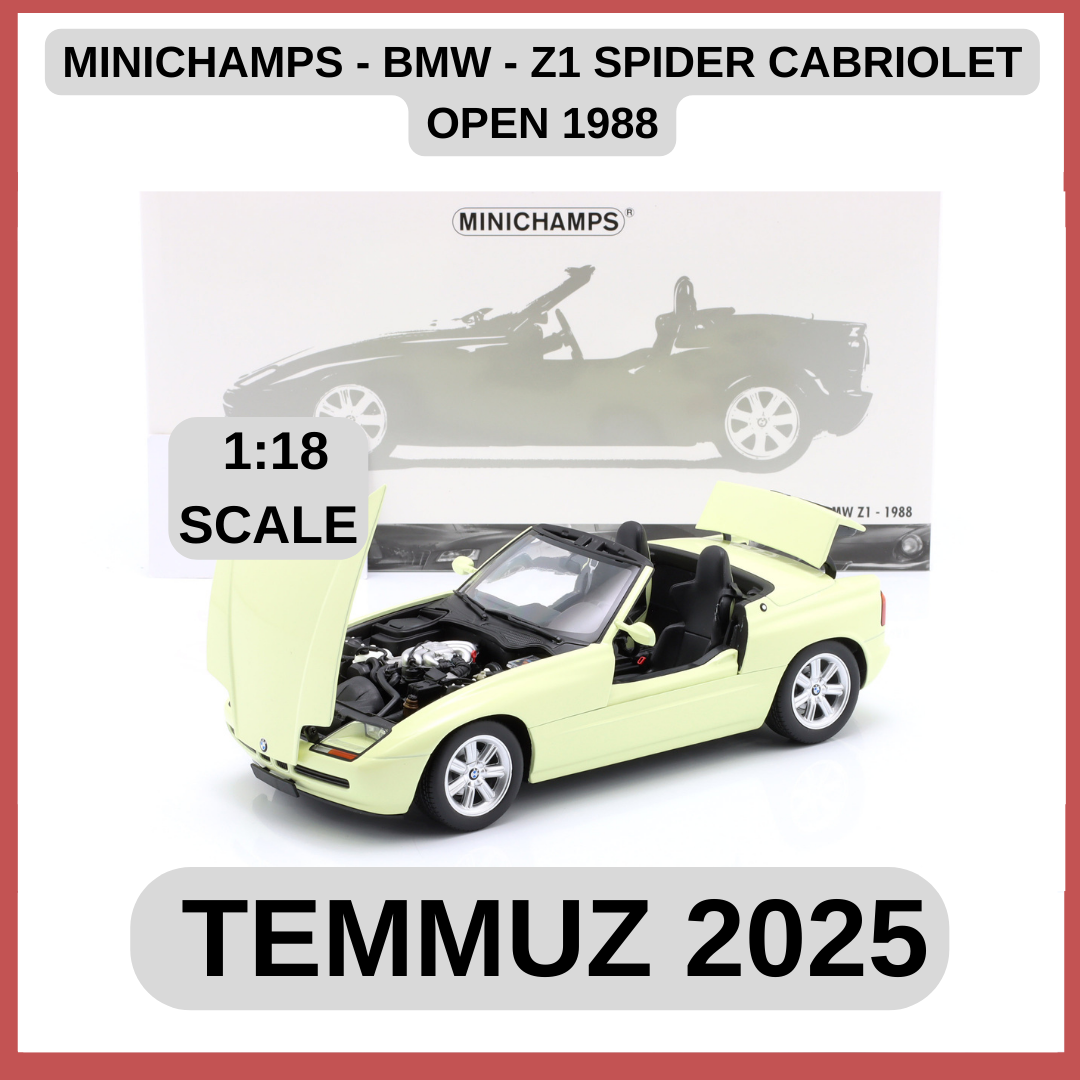 MINICHAMPS - BMW - Z1 SPIDER CABRIOLET OPEN 1988