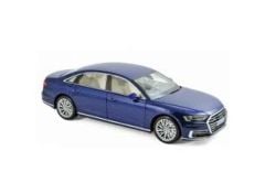 2017 Audi A8 L, blue metallic