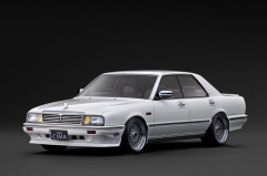 Ön Sipariş - 1/18 Ignition NISSAN GLORIA CIMA (Y31) Pearl White - IG3899