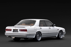 Ön Sipariş - 1/18 Ignition NISSAN GLORIA CIMA (Y31) Pearl White - IG3899