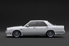 Ön Sipariş - 1/18 Ignition NISSAN GLORIA CIMA (Y31) Pearl White - IG3899