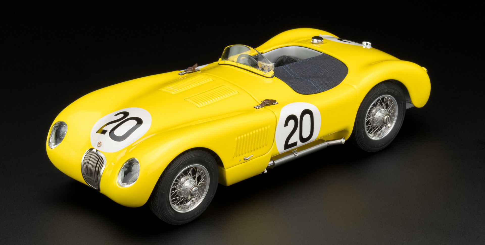 1/18 CMC Jaguar C-Type, 24H France, 1953, #20 - M194