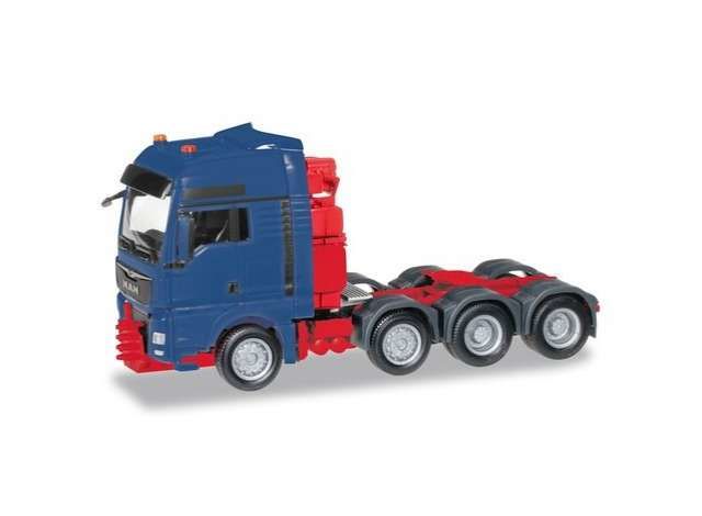 1/87 MAN TGX XXL 640 Euro 6, blue/red