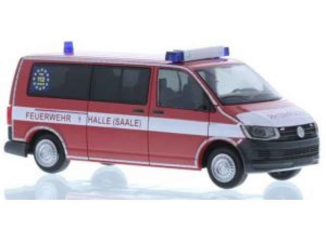 Volkswagen T6 Feuerwehr Halle/Saale, red/white