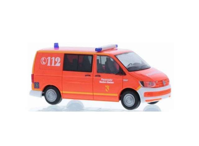 1/87 Volkswagen T6 Feuerwehr Baden-Baden, red/yellow