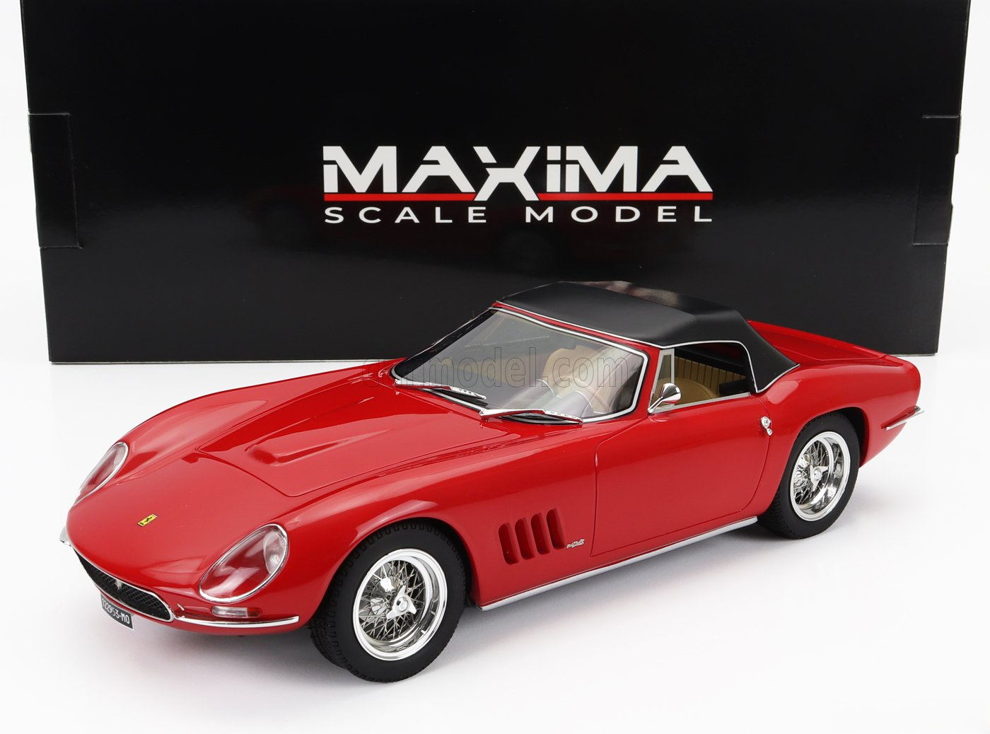 1/18 MAXIMA - FERRARI - 250 GT NEMBO SPIDER SOFT-TOP CLOSED #1777GT 1965