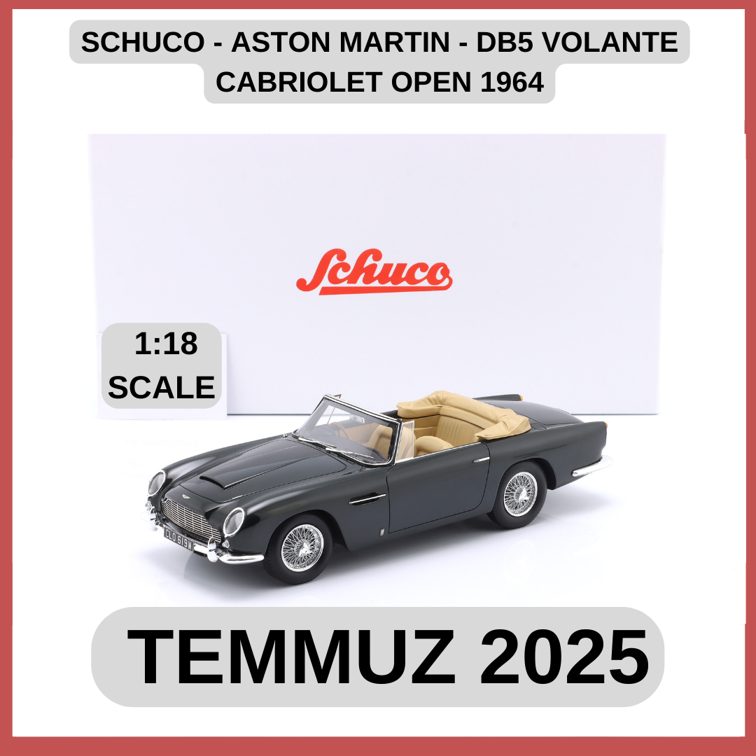 SCHUCO - ASTON MARTIN - DB5 VOLANTE CABRIOLET OPEN 1964