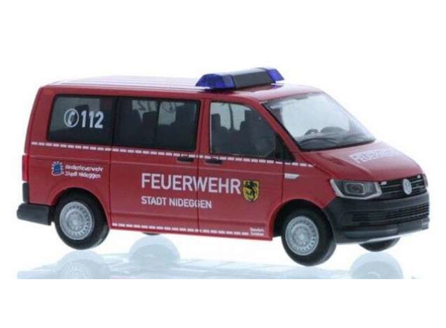 Volkswagen T6 Feuerwehr Nideggen, red