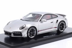 SPARK-MODEL - PORSCHE - 911 992 TURBO COUPE 2023 - FIRST TURBO REMASTERED - CON VETRINA - WITH SHOWCASE