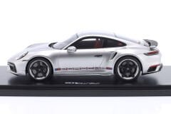 SPARK-MODEL - PORSCHE - 911 992 TURBO COUPE 2023 - FIRST TURBO REMASTERED - CON VETRINA - WITH SHOWCASE