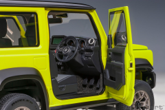 1/18 AUTOart Suzuki Jimny Sierra (JB74) (Kinetic Yellow) with Black roof - 78506