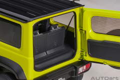 1/18 AUTOart Suzuki Jimny Sierra (JB74) (Kinetic Yellow) with Black roof - 78506