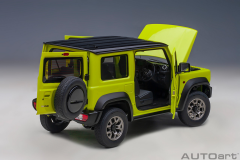 1/18 AUTOart Suzuki Jimny Sierra (JB74) (Kinetic Yellow) with Black roof - 78506