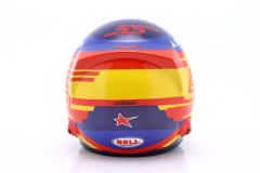 1/2 MINI HELMET - BELL HELMET - CASCO HELMET F1 CARLOS SAINZ TEAM ATLASSIAN WILLIAMS RACING N 55 SEASON 2025