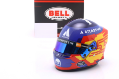 1/2 MINI HELMET - BELL HELMET - CASCO HELMET F1 CARLOS SAINZ TEAM ATLASSIAN WILLIAMS RACING N 55 SEASON 2025