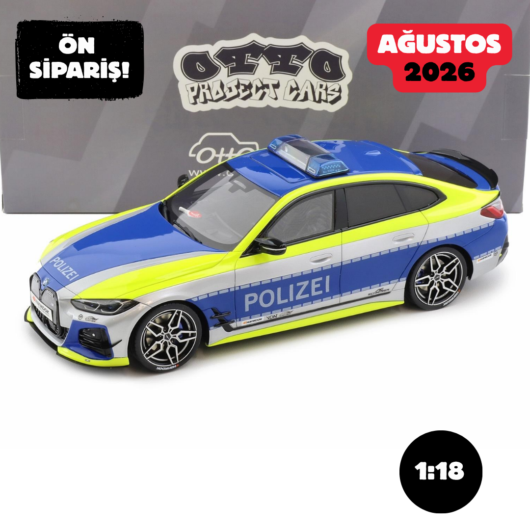 Ön Sipariş - 1/18 OTTO BMW AC Schnitzer ACS4 Polizei blue 2022 - OT1205