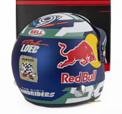 1/2 MINI HELMET - BELL HELMET - CASCO HELMET SEBASTIAN LOEB TEAM THE DACIA SANDRIDERS N 219 RALLY DAKAR 2025