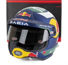 1/2 MINI HELMET - BELL HELMET - CASCO HELMET SEBASTIAN LOEB TEAM THE DACIA SANDRIDERS N 219 RALLY DAKAR 2025