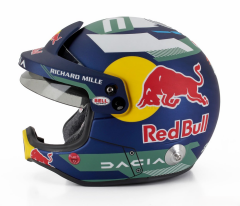 1/2 MINI HELMET - BELL HELMET - CASCO HELMET SEBASTIAN LOEB TEAM THE DACIA SANDRIDERS N 219 RALLY DAKAR 2025
