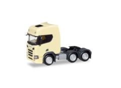 1/87 Scania CR 20 HD 6x2 rigid tractor, beige/black