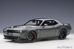 1/18 AUTOart Dodge Challenger SRT Hellcat Widebody 2018 (Destroyer Grey) - 71738