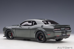 1/18 AUTOart Dodge Challenger SRT Hellcat Widebody 2018 (Destroyer Grey) - 71738