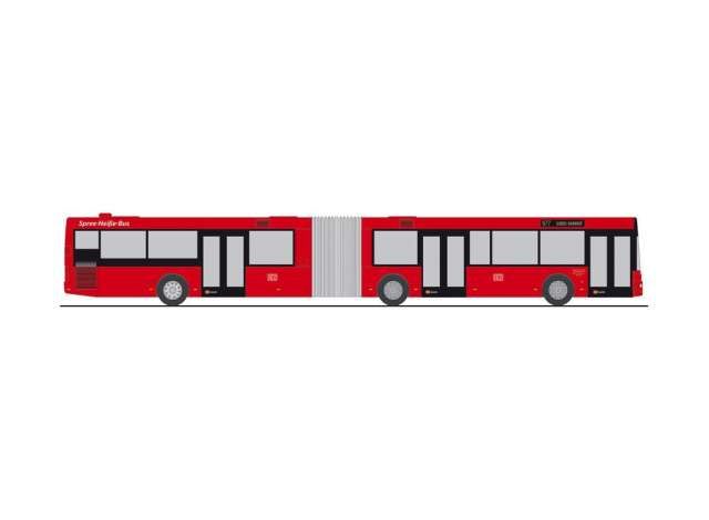1/87 MAN NG Spree Neisse Bus, red