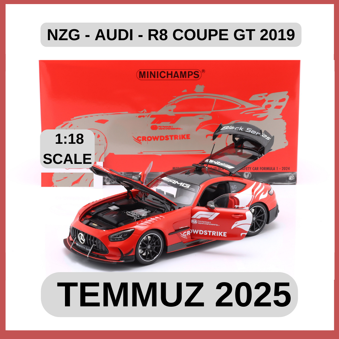 MINICHAMPS - MERCEDES BENZ - AMG GT V8 BLACK SERIES F1 SAFETY CAR CROWDSTRIKE SEASON 2024 BERND MAYLANDER