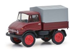 1/87 Mercedes Benz Unimog U406, burgundy