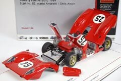1/18 CMC - FERRARI - 312P 3.0L SPIDER N 25 2nd (WINNER CLASS) 12h SEBRING 1969 M.ANDRETTI - C.AMON